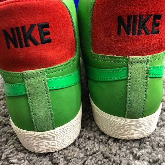 Nike SB Blazer Green Spark Pimento! - Picture 5 of 9